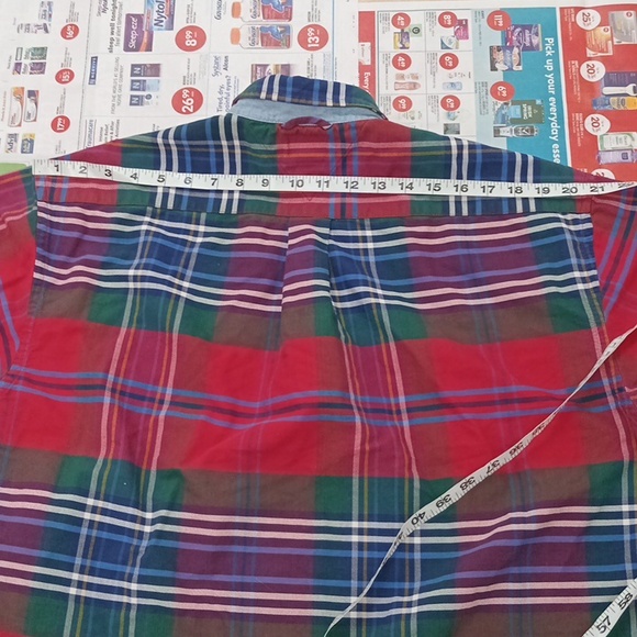 Mens Tommy Hilfiger Multicoloured Plaid Shirt.L - Picture 2 of 7